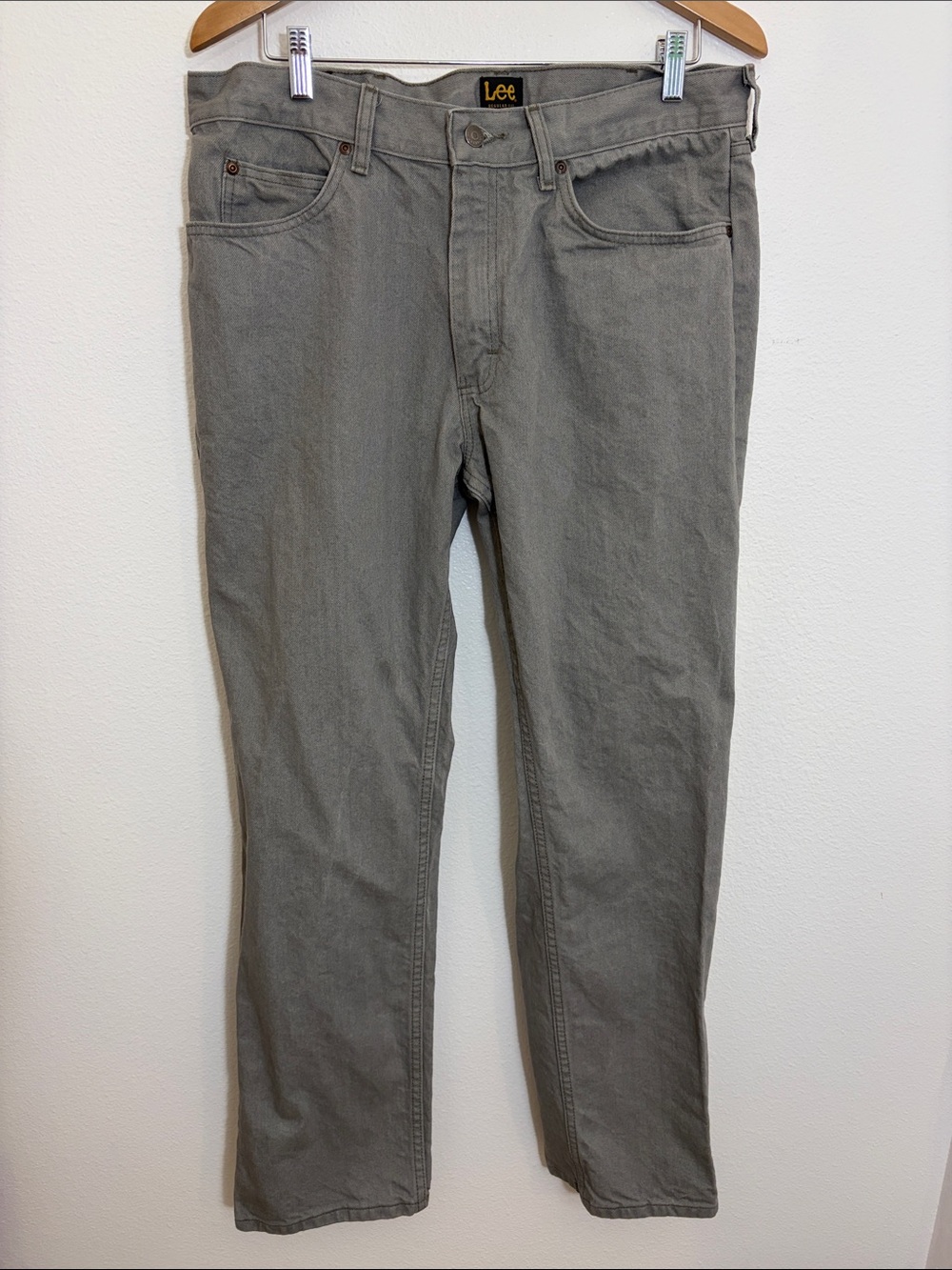 Lee Grey Straight Jeans
